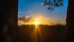 Jesienny zachód słońca nad jeziorem Mój, październik 2022 - zdjęcie 12