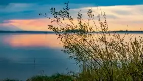 Zachód słońca nad jeziorem Dargin, wrzesień 2022 - zdjęcie 6