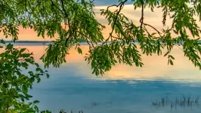 Zachód słońca nad jeziorem Dargin, wrzesień 2022 - zdjęcie 15