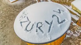 Pierwszy śnieg już za nami... Bocianie Gniazdo w Rynie - zdjęcie 15