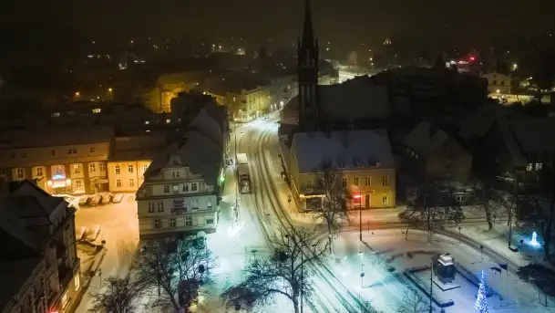 Zimowo - świąteczna wersja nocnego Kętrzyna - zdjęcie 4