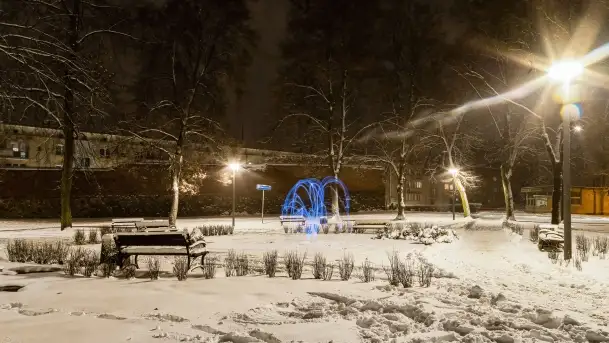 Zimowo - świąteczna wersja nocnego Kętrzyna - zdjęcie 5
