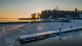 Wschód słońca nad jeziorem Niegocin, grudzień 2022 - zdjęcie 6