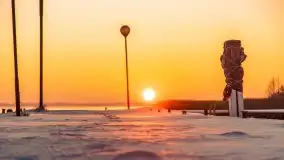 Wschód słońca nad jeziorem Niegocin, grudzień 2022 - zdjęcie 48