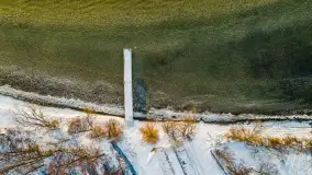 Grudniowy zachód słońca nad jeziorem Dargin, Nowy Harsz - zdjęcie 9