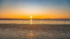 Grudniowy zachód słońca nad jeziorem Dargin, Nowy Harsz - zdjęcie 30