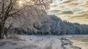 Bajkowe i zimowe klimaty nad jeziorem Dargin, grudzień 2022 - zdjęcie 5