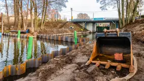 Śluzy Guzianka I i II w śnie zimowym, styczeń 2023 r. - zdjęcie 17