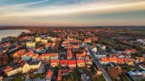 Zachód słońca w Rynie, jezioro Ryńskie, styczeń 2023 - zdjęcie 6