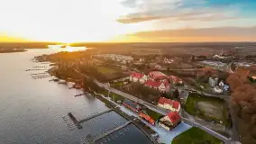 Zachód słońca w Rynie, jezioro Ryńskie, styczeń 2023 - zdjęcie 9