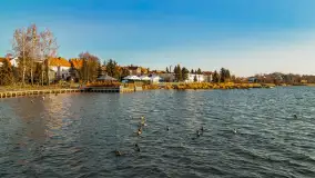 Zachód słońca w Rynie, jezioro Ryńskie, styczeń 2023 - zdjęcie 50