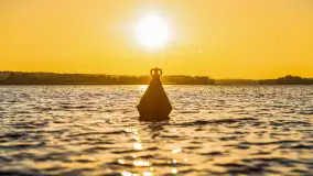 Zachód słońca w Rynie, jezioro Ryńskie, styczeń 2023 - zdjęcie 19