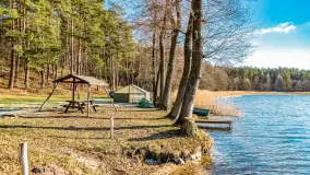 Zatoka Mrówcza, jezioro Ryńskie, luty 2023 - zdjęcie 1