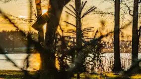 Kolejny zachód nad jeziorem Ryńskim, luty 2023 - zdjęcie 41