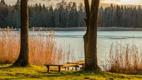 Kolejny zachód nad jeziorem Ryńskim, luty 2023 - zdjęcie 13