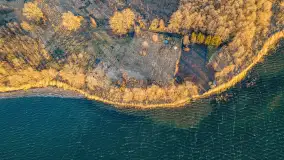 Zachód słońca nad jeziorem Kirsajty, luty 2023 r. - zdjęcie 11