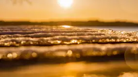 Zachód słońca nad jeziorem Mamry, luty 2023 r. - zdjęcie 39