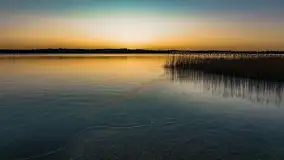 Zachód słońca nad jeziorem Mamry, luty 2023 r. - zdjęcie 38