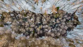 Zachód słońca nad jeziorem Mamry, luty 2023 r. - zdjęcie 23