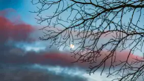 Zachód słońca nad jeziorem Gołdopiwo, marzec 2023 r. - zdjęcie 26