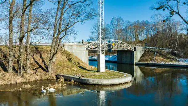 Kanał Kula z lotu ptaka, przedwiośnie 2023 - zdjęcie 2
