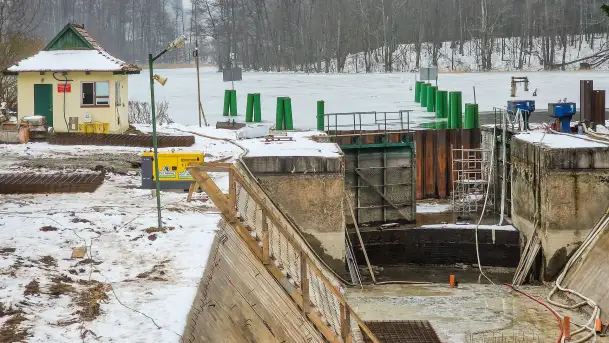 Remont śluzy Guzianka I, marzec 2023 - zdjęcie 2