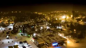 Nocne Giżycko z lotu ptaka, marzec 2023 r. - zdjęcie 18