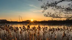 Zachód słońca nad jeziorem Tałty, końcówka lutego 2023 r. - zdjęcie 5