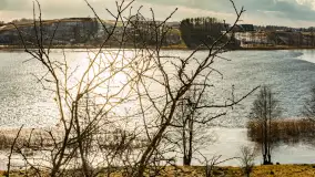 Grodzisko Św. Góra, jezioro Wojnowo, marzec 2023 r. - zdjęcie 30