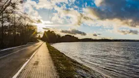 Jezioro Gołdopiwo na początku marca 2023 r. - zdjęcie 32