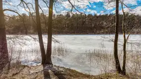 Wyspa Wydmińska i jezioro Wydmińskie, końcówka zimy 2023 r. - zdjęcie 33