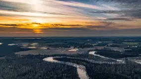 Zachód słońca nad jeziorem Mamry, plaża miejska w Węgorzewie - zdjęcie 40