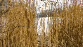 Weekend na dziko nad jeziorem Tyrkło. marzec 2023 r. - zdjęcie 15