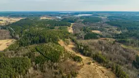 Mix marcowych ujęć Mazur z lotu ptaka - zdjęcie 11