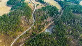 Mix marcowych ujęć Mazur z lotu ptaka - zdjęcie 20