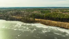 Mix marcowych ujęć Mazur z lotu ptaka - zdjęcie 44