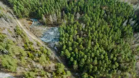 Mix marcowych ujęć Mazur z lotu ptaka - zdjęcie 26