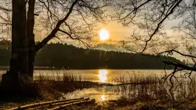 Wschód słońca nad jeziorem Tyrkło, marzec 2023 r. - zdjęcie 20