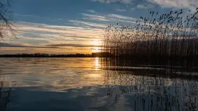 Wiosenny zachód słońca nad jeziorem Dejguny - zdjęcie 6