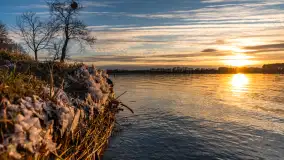 Wiosenny zachód słońca nad jeziorem Dejguny - zdjęcie 20