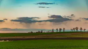 Zachód słońca nad rzeką Guber, kwiecień 2023 r. - zdjęcie 59