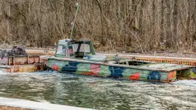 Węgorapa i kanał Węgorzewski pod koniec marca 2023 r. - zdjęcie 34