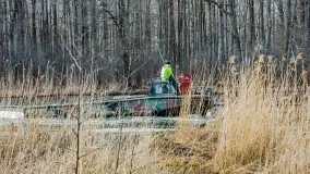 Węgorapa i kanał Węgorzewski pod koniec marca 2023 r. - zdjęcie 26