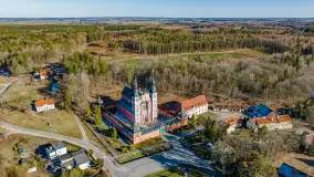 Święta Lipka z drona, marzec 2023 r. - zdjęcie 6