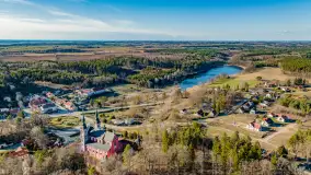 Święta Lipka z drona, marzec 2023 r. - zdjęcie 8