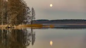 Wschód słońca nad jeziorem Dejguny, kwiecień 2023 r. - zdjęcie 8