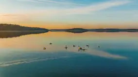 Wschód słońca nad jeziorem Dejguny, kwiecień 2023 r. - zdjęcie 23