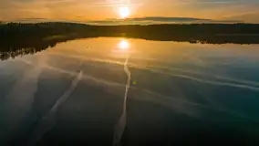 Wschód słońca nad jeziorem Dejguny, kwiecień 2023 r. - zdjęcie 10