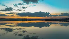 Zachód słońca nad jeziorem Dejguny, Lisi Ogon, kwiecień 2023 r. - zdjęcie 43