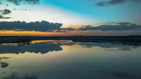 Zachód słońca nad jeziorem Dejguny, Lisi Ogon, kwiecień 2023 r. - zdjęcie 23